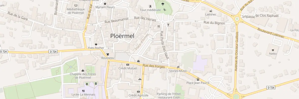Plan du 4 Pl d’Armes à Ploërmel