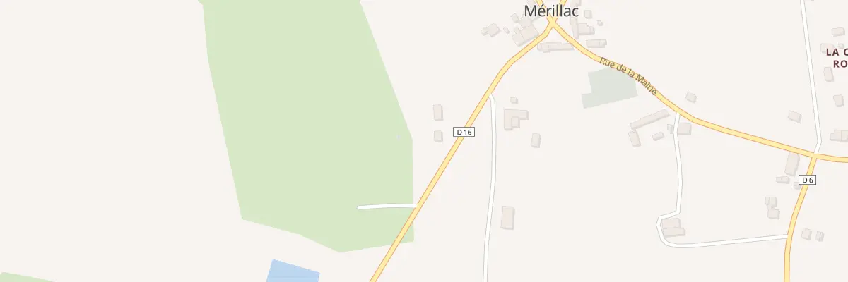 Plan du 101 Rue de la Rance à Mérillac