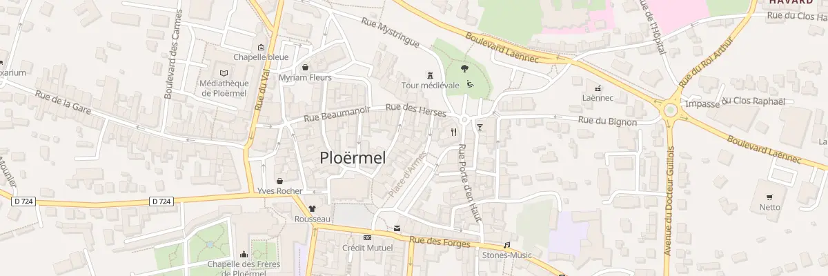 Plan du 4 Rue des Herses à Ploërmel