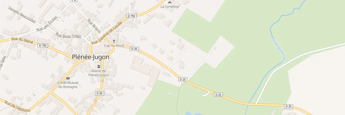Plan du 19 Rue de la Fontaine à Plénée-Jugon
