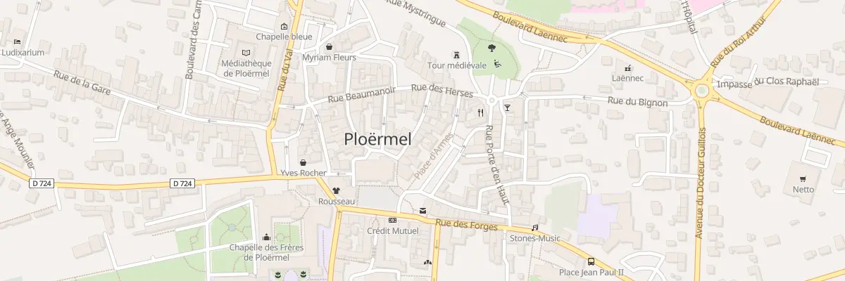 Plan du 10 Rue Saint-Armel à Ploërmel