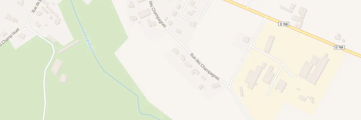 Plan du 22 Rue des Champagnes à Saint-Denoual