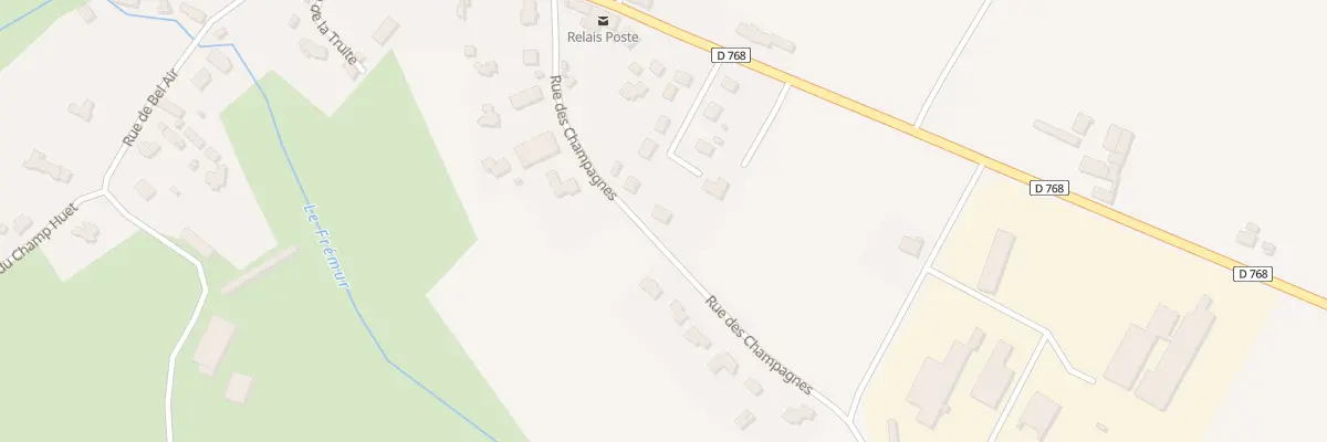 Plan du 9 Rue des Champagnes à Saint-Denoual