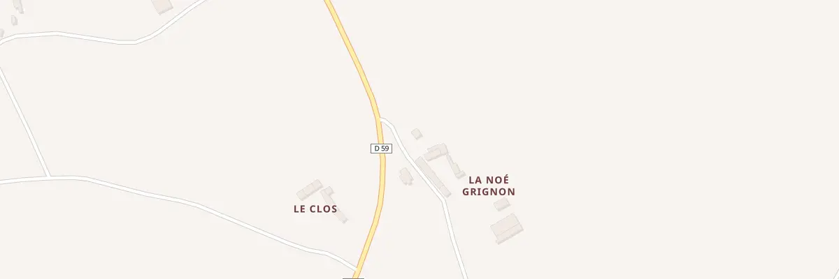Plan du 5424 La Noë Grignon à Plénée-Jugon