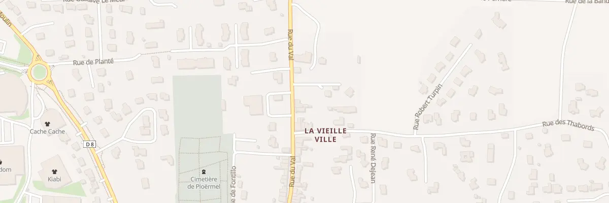 Plan du 110 Rue du Val à Ploërmel