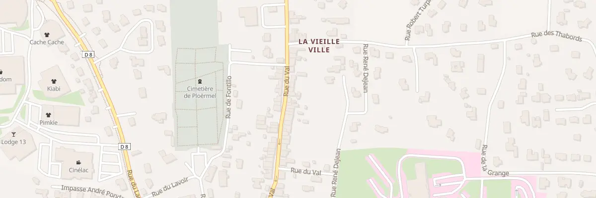 Plan du 90 Rue du Val à Ploërmel