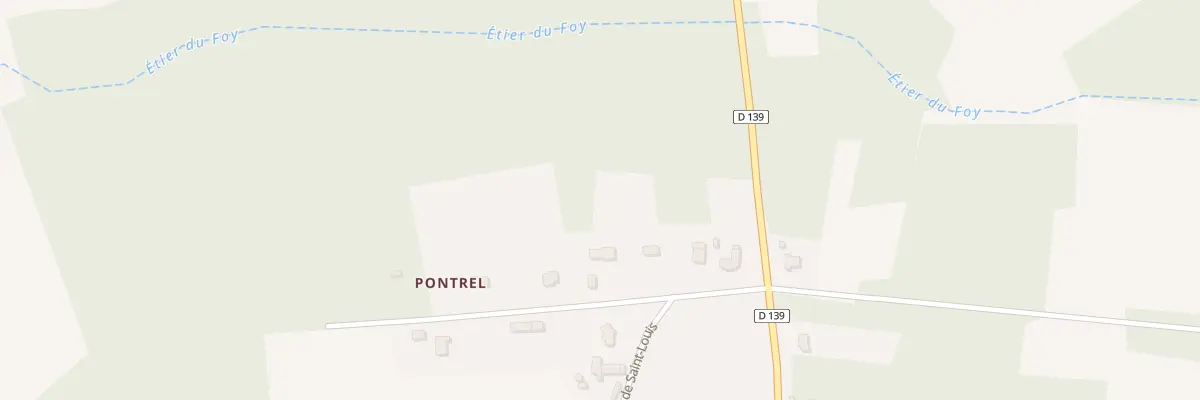 Plan du 14 Pontrel à Camoël
