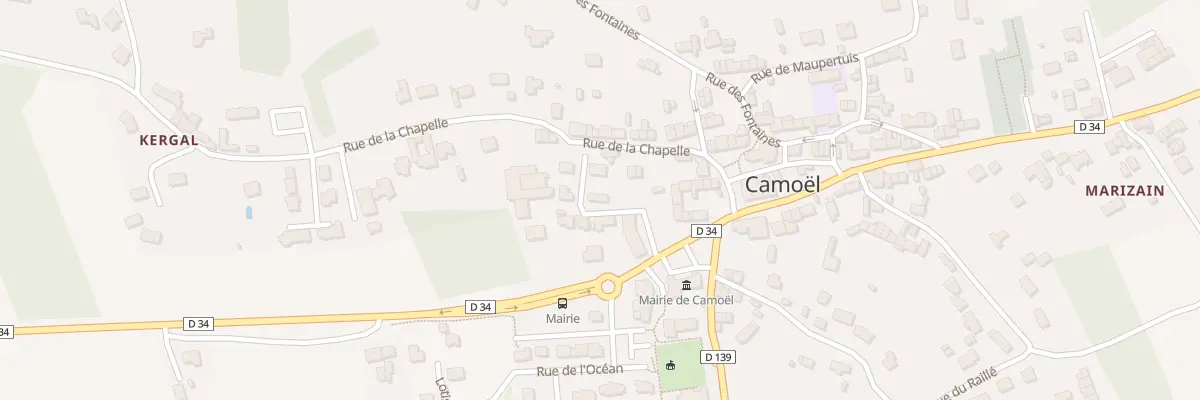 Plan du 3 Rue des Gapois à Camoël