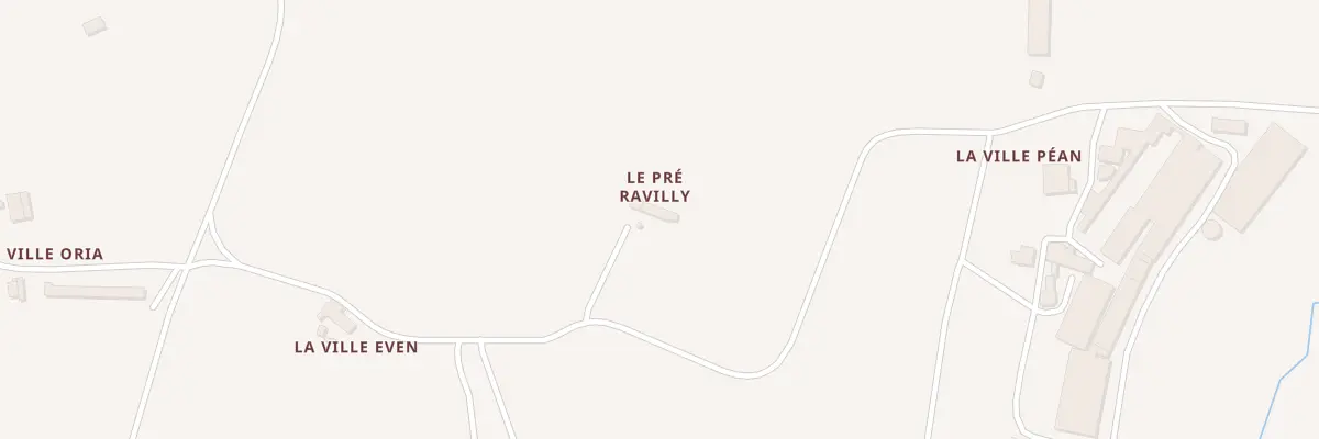 Plan du 2 Le Pré Ravilly à Hénanbihen