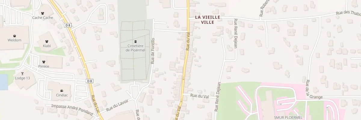Plan du 65 Rue du Val à Ploërmel
