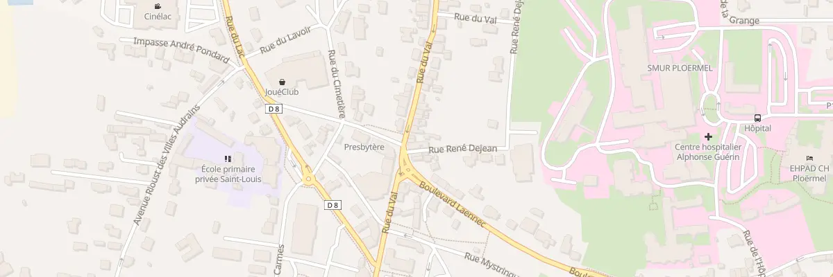 Plan du 32 Rue du Val à Ploërmel