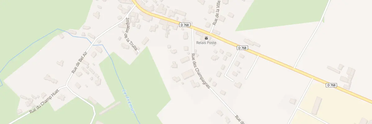 Plan du 8 Rue des Champagnes à Saint-Denoual