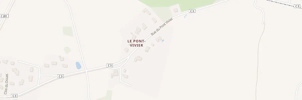 Plan du 20 Rue du Pont Vivier au Guerno