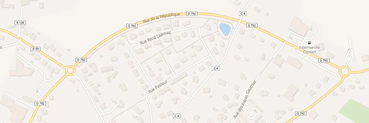 Plan du 17 Rue Pasteur à Plénée-Jugon
