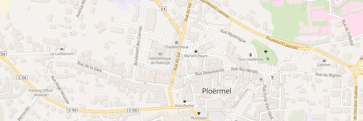 Plan du 16 Rue du Val à Ploërmel
