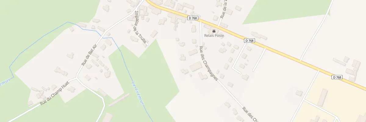 Plan du 10 Rue des Champagnes à Saint-Denoual