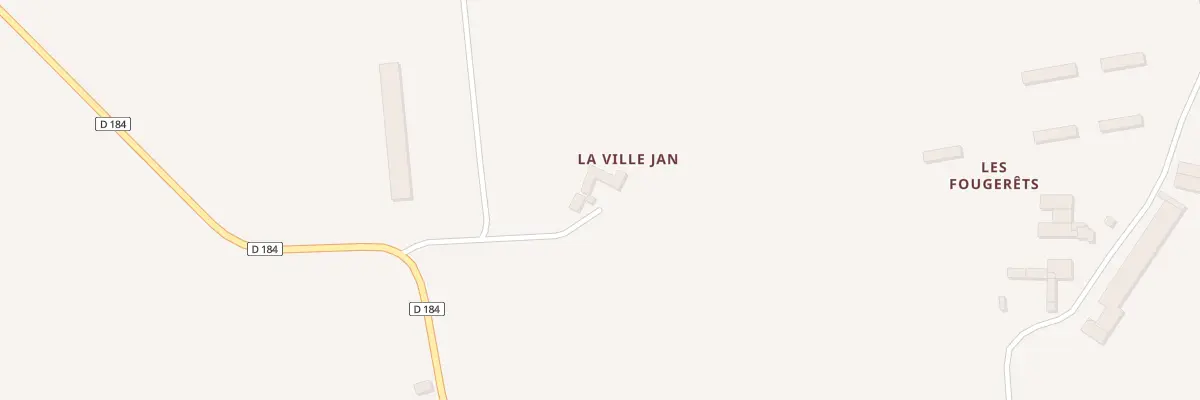 Plan du 5226 La Ville Jan à Guilliers