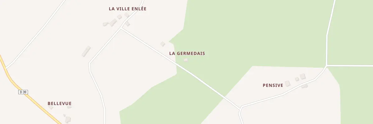 Plan du 11 La Germedais à Mérillac