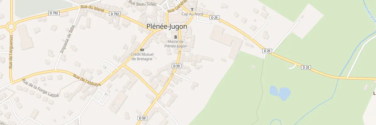 Plan du 19 Rue du Capitaine de la Motte à Plénée-Jugon