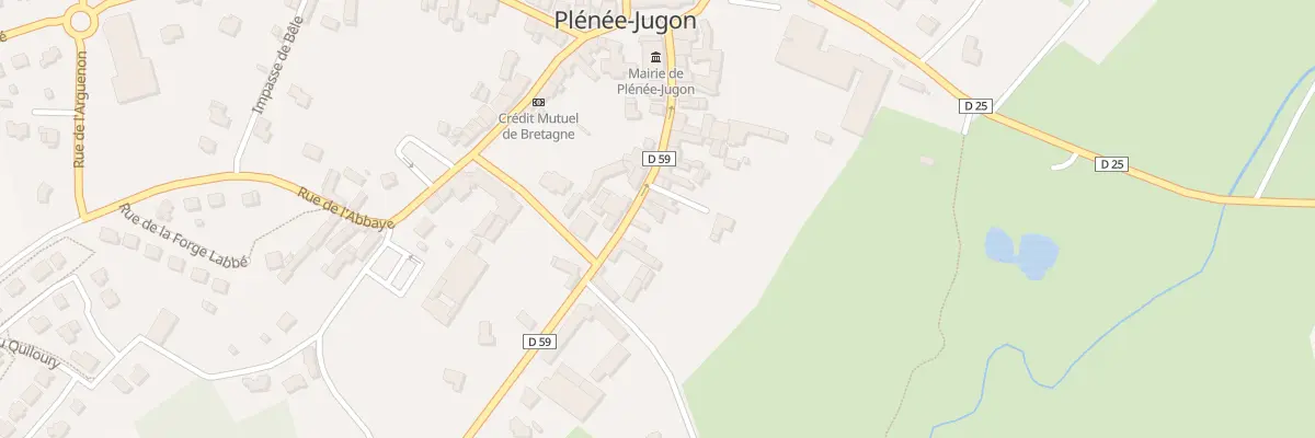 Plan du 5143 Rue du Capitaine de la Motte à Plénée-Jugon