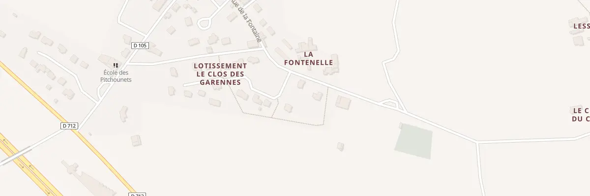 Plan du 3 Lot le Clos des Garennes à Tramain
