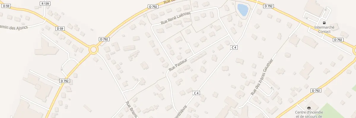 Plan du 7 Rue Pasteur à Plénée-Jugon