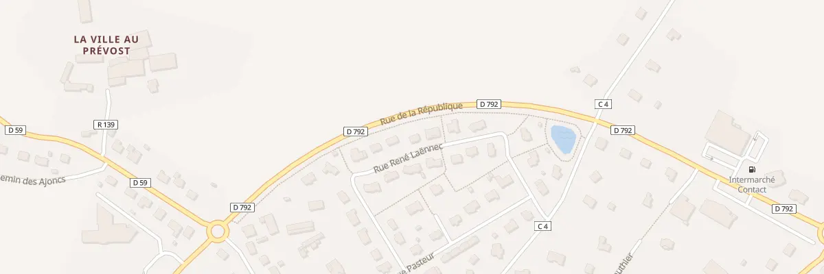 Plan du 23 Rue René Laënnec à Plénée-Jugon