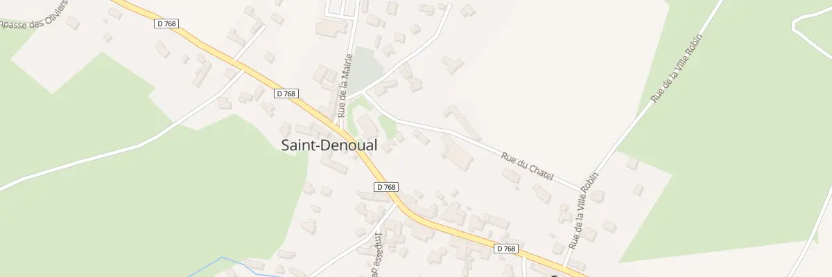 Plan du 2 Rue du Châtel à Saint-Denoual