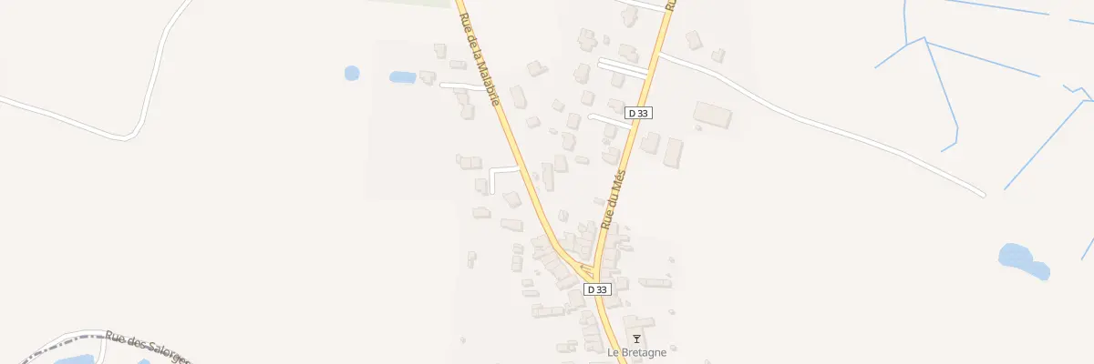 Plan du 10 Rue de la Malabrie à Assérac