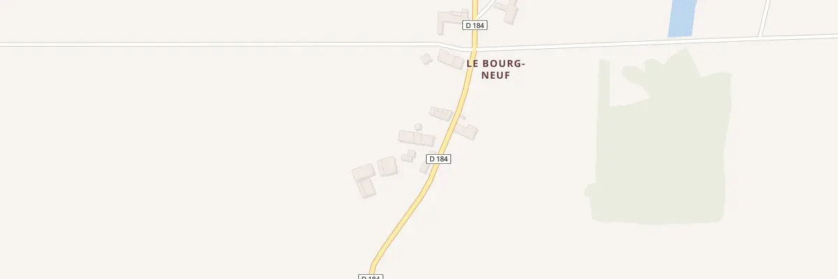 Plan du 5238 Bourg Neuf à Guilliers