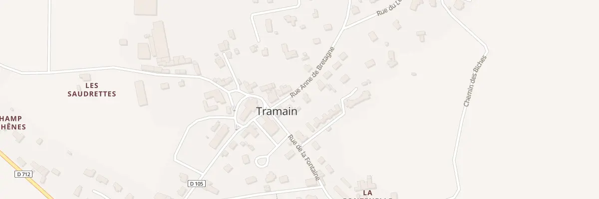 Plan du 2 Rue Anne de Bretagne à Tramain