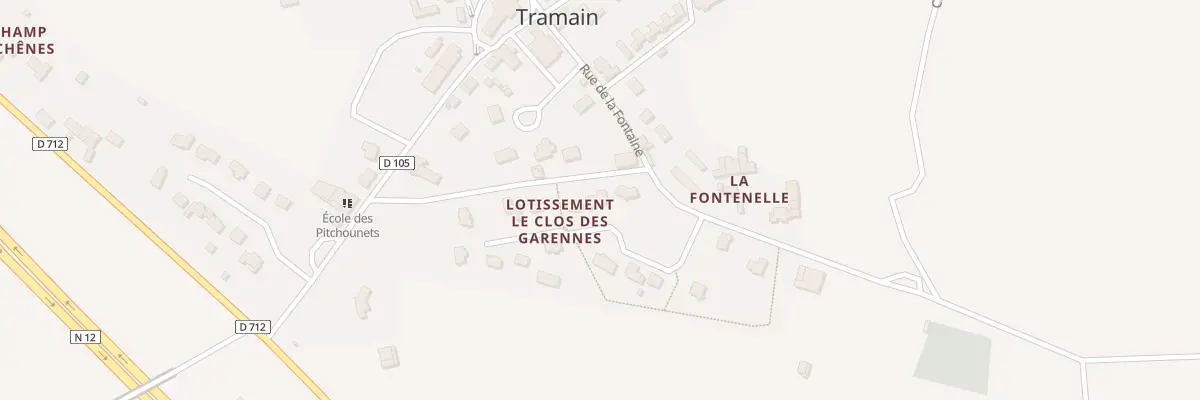 Plan du 8 Lot le Clos des Garennes à Tramain