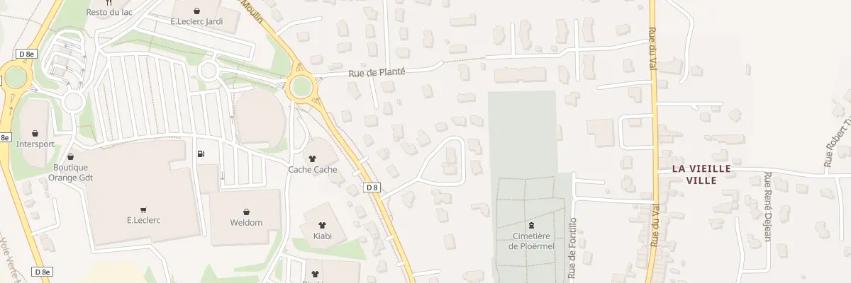 Plan du 3 Rue des Anciens d’Indochine à Ploërmel