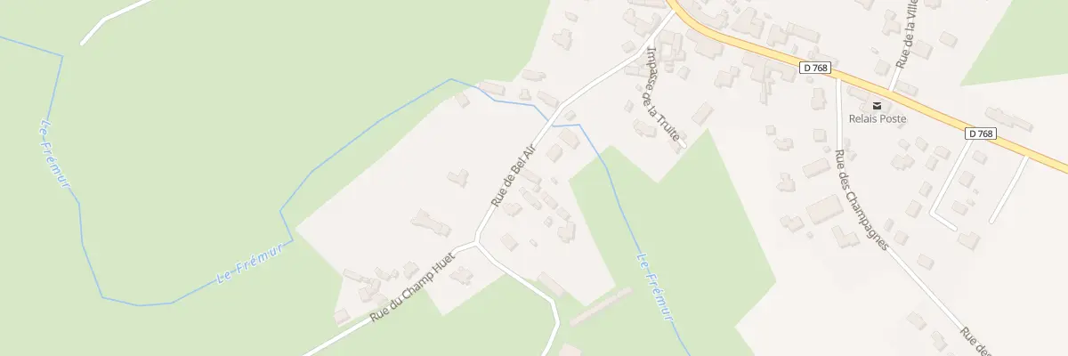 Plan du 11 Rue de Bel Air à Saint-Denoual