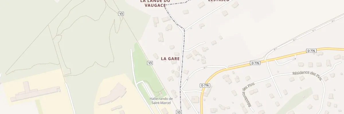Plan du 5102 La Gare à Saint-Marcel