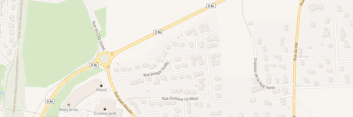 Plan du 22 Rue Joseph Guillo à Ploërmel