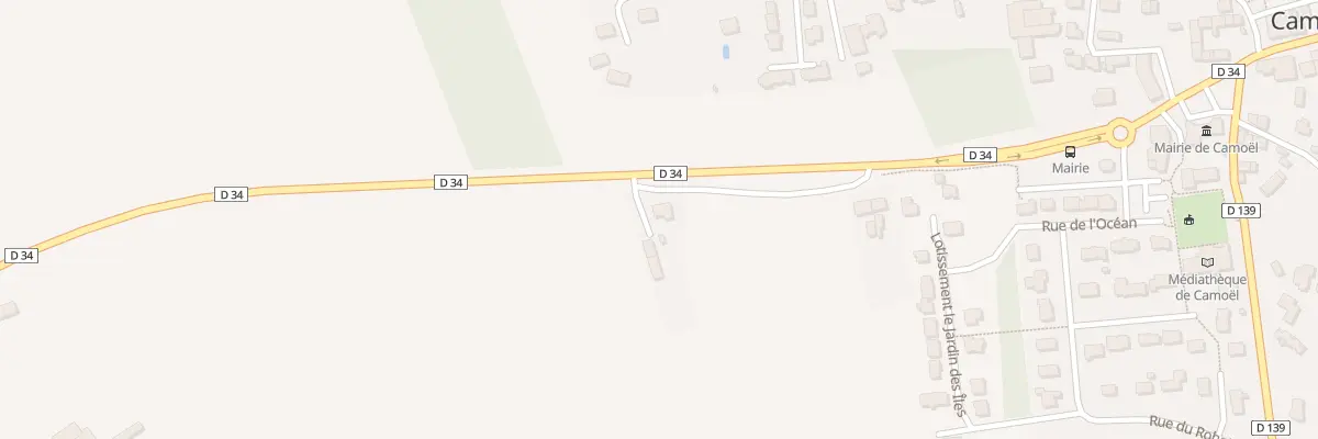 Plan du 121 Route de Pénestin à Camoël