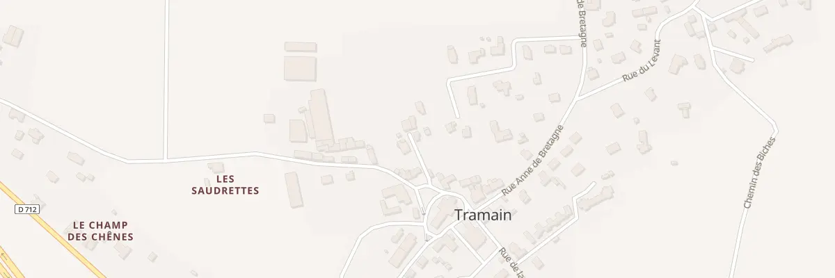 Plan du 2 Imp de la Détourne à Tramain