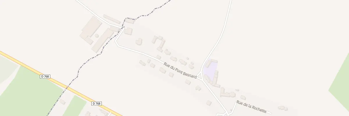 Plan du 6 Rue du Pont Besnard à Saint-Denoual