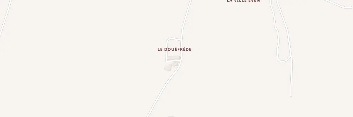 Plan du 10 La Douedred à Hénanbihen