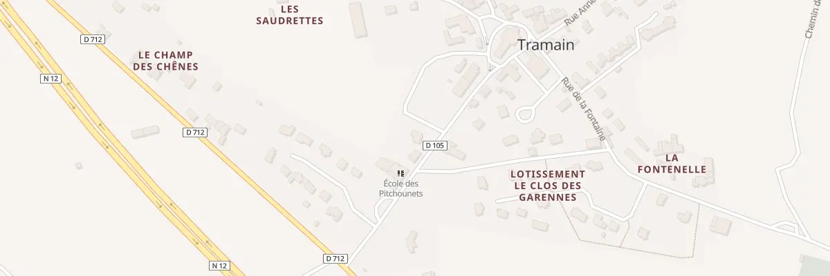 Plan du 7 Rue de la République à Tramain