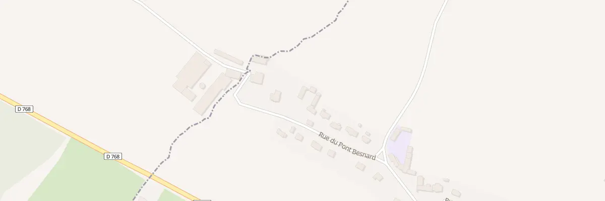 Plan du 10 Rue du Pont Besnard à Saint-Denoual