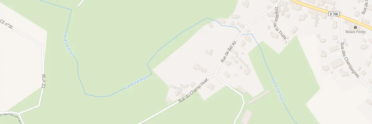 Plan du 2 Rue du Champ Huet à Saint-Denoual