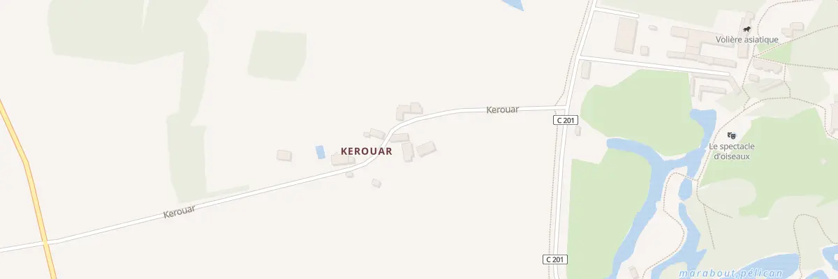 Plan du 5032 Kerouar au Guerno