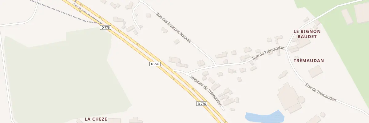 Plan du 5171 Tremaudan à Plestan