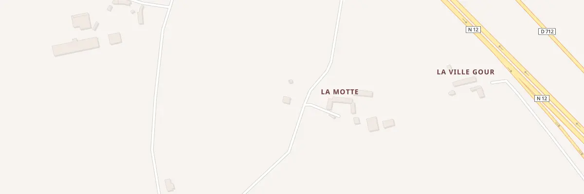 Plan du 1 La Motte à Tramain