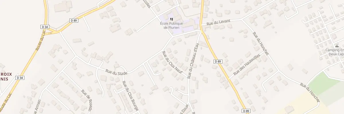 Plan du 3 Rue du Clos Neuf à Plurien