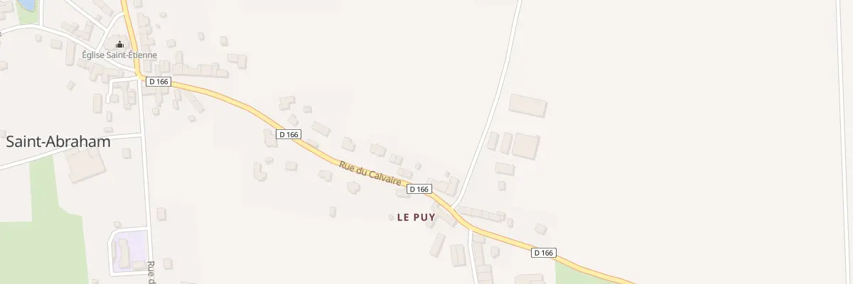 Plan du 27 Le Puy à Saint-Abraham