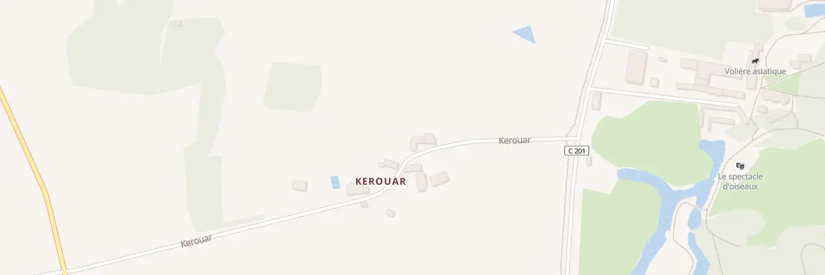 Plan du 5031 Kerouar au Guerno