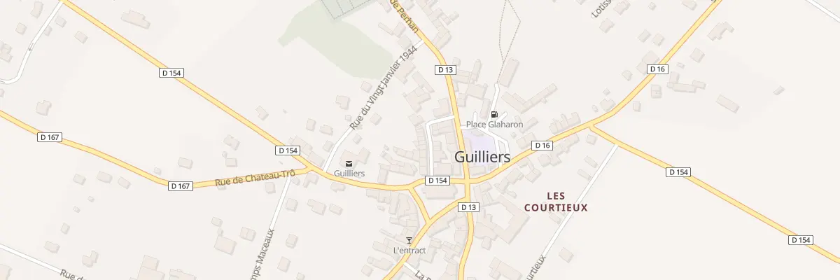 Plan du 7 Rue de la Ruée à Guilliers